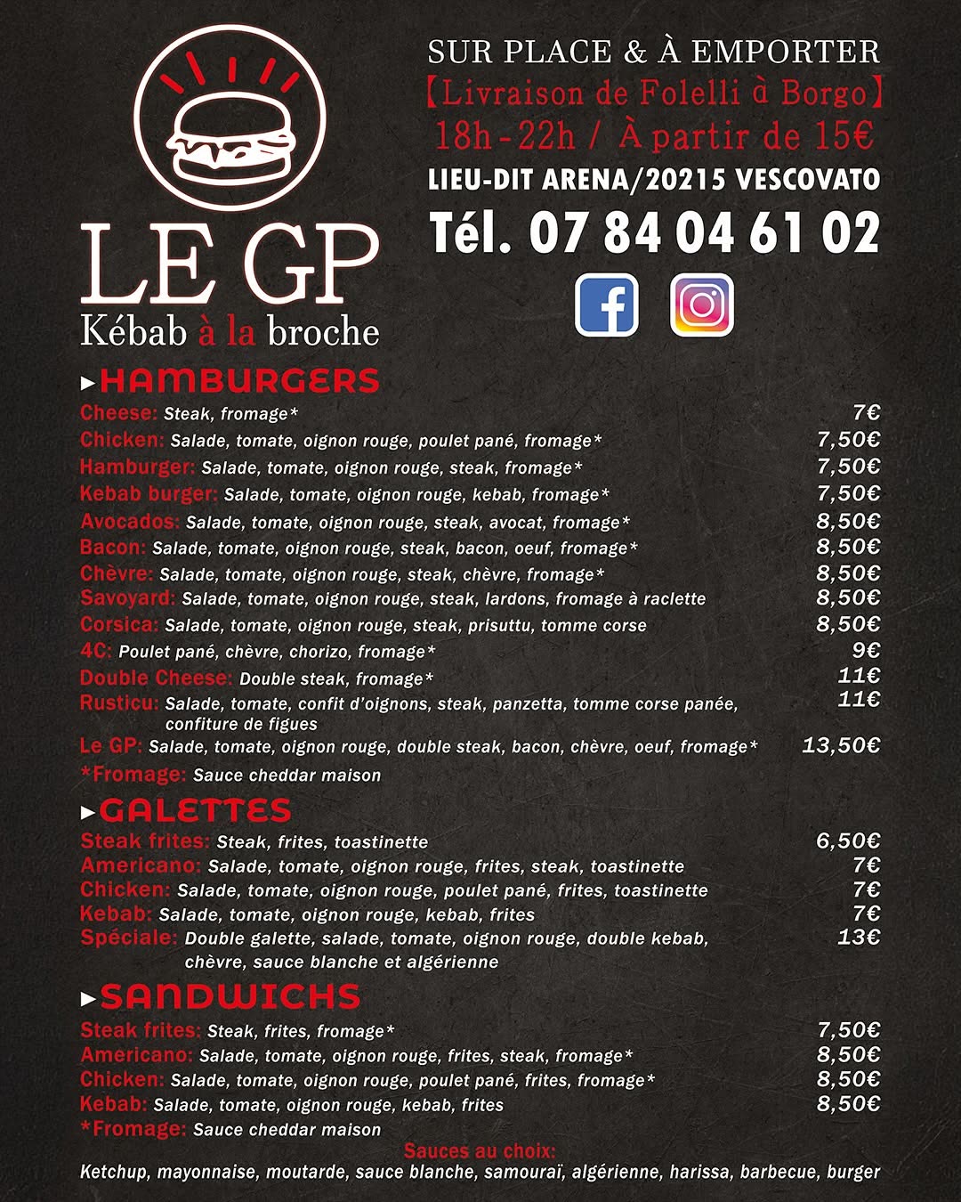 Carte Le GP page 1